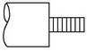 magnetic tube threaded studs